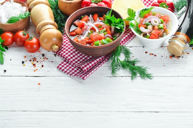 Stół z daniami domowej kuchni